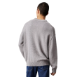 Sivý pánsky pulóver Calvin Klein Jeans Sivý pánsky pulóver Calvin Klein Jeans