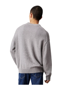 Sivý pánsky pulóver Calvin Klein Jeans