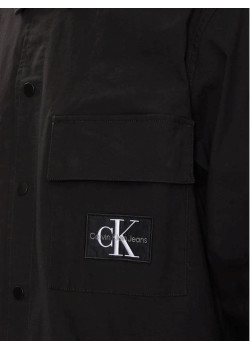 Pánska čierna košeľa s dlhým rukávom značky Calvin Klein