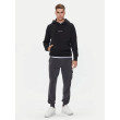 Štýlová čierna mikina s kapucňou pre pánov Calvin Klein Jeans Štýlová čierna mikina s kapucňou pre pánov Calvin Klein Jeans