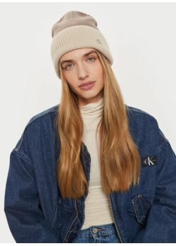 Dámska čiapka béžová Calvin Klein 