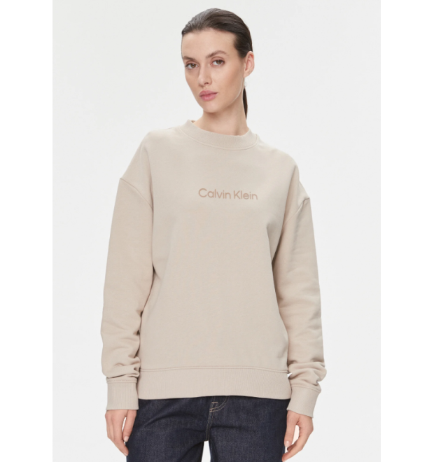 Calvin Klein dámska mikina s potlačou béžová