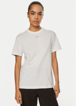 Dámske biele tričko s krátkym rukávom Calvin Klein 