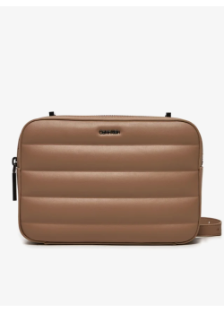 Crossbody hnedá kabelka Calvin Klein 