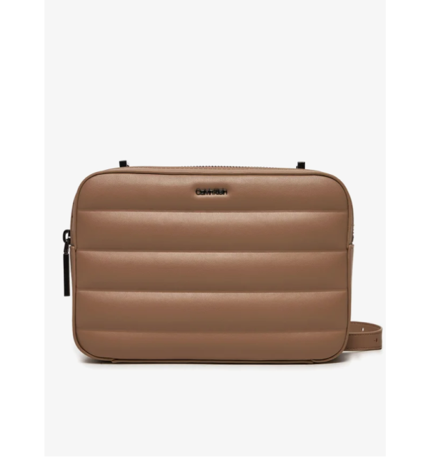 Crossbody hnedá kabelka Calvin Klein Crossbody hnedá kabelka Calvin Klein