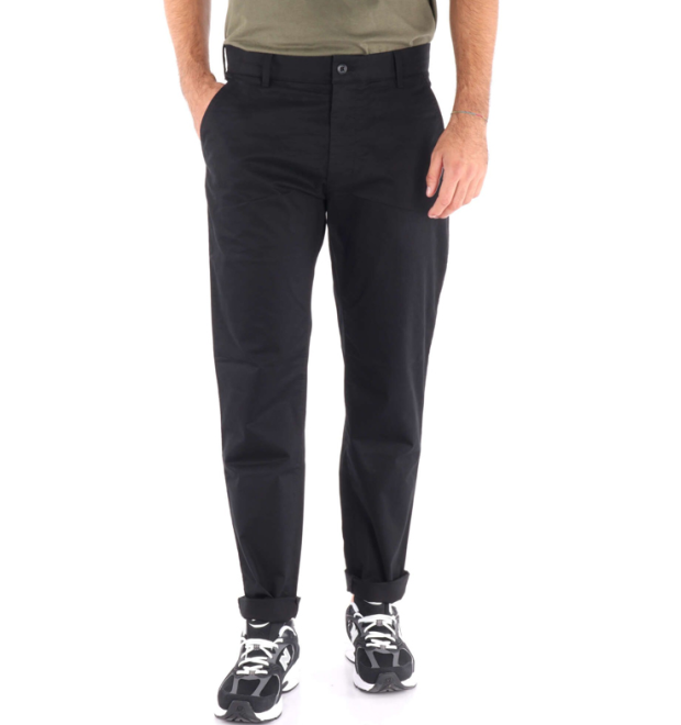 Calvin Klein Jeans pánske čierne chino nohavice Calvin Klein Jeans pánske čierne chino nohavice