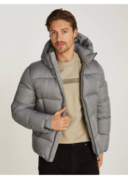 Pánska zimná bunda Calvin Klein sivá