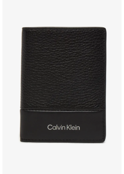 Čierna kožená peňaženka Calvin Klein