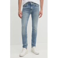Pánske rifle Calvin Klein Jeans svetlomodré