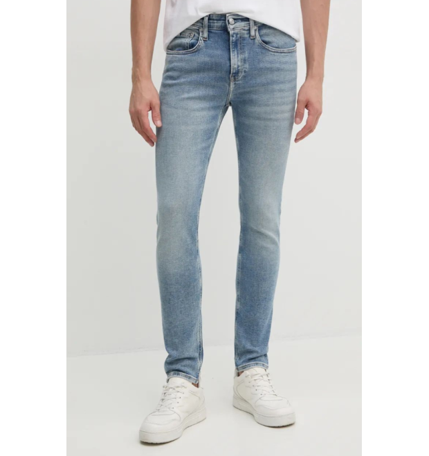 Pánske rifle Calvin Klein Jeans svetlomodré Pánske rifle Calvin Klein Jeans svetlomodré