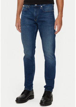 Pánske rifle Calvin Klein Jeans tmavomodré