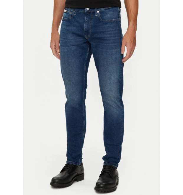 Pánske rifle Calvin Klein Jeans tmavomodré Pánske rifle Calvin Klein Jeans tmavomodré