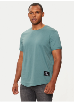 Pánske zelené tričko Calvin Klein Jeans 