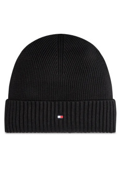 Pánska čiapka Tommy Hilfiger v čiernej farbe