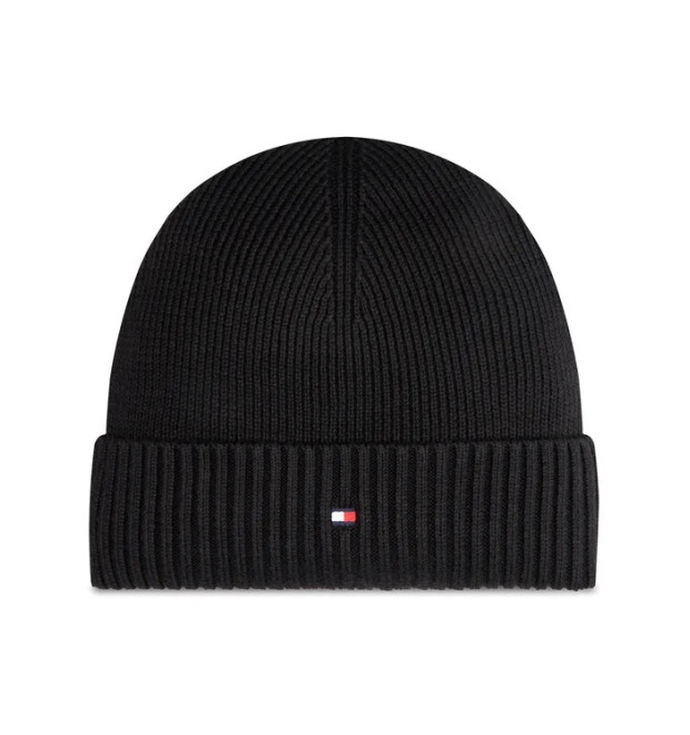 Pánska čiapka Tommy Hilfiger v čiernej farbe Pánska čiapka Tommy Hilfiger v čiernej farbe