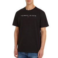 Pánske tričko Tommy Jeans v čiernej farbe Pánske tričko Tommy Jeans v čiernej farbe