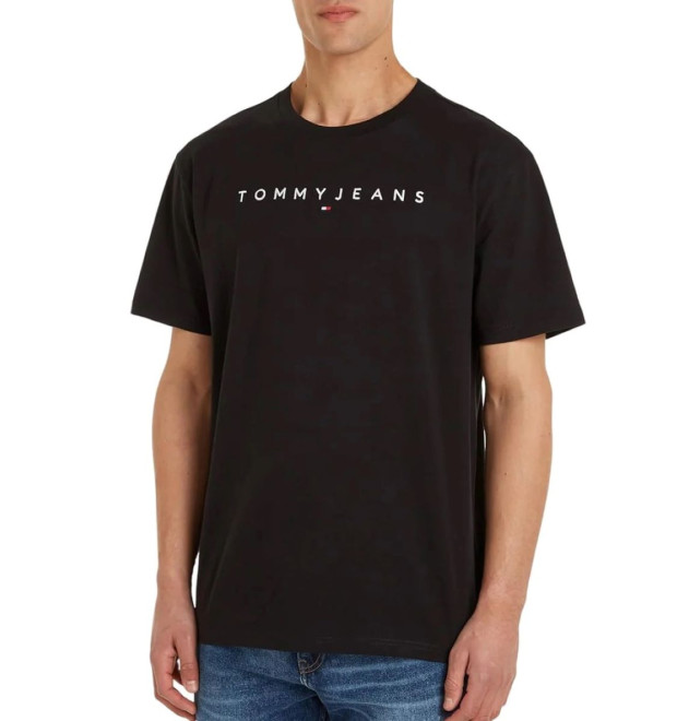 Pánske tričko Tommy Jeans v čiernej farbe Pánske tričko Tommy Jeans v čiernej farbe