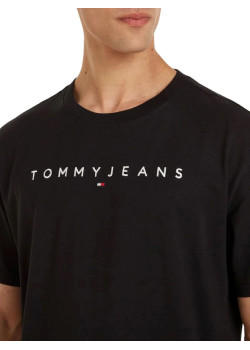 Pánske tričko Tommy Jeans v čiernej farbe