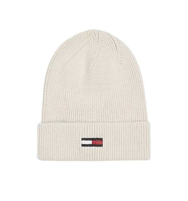 Dámska čiapka Tommy Hilfiger v béžovej farbe Dámska čiapka Tommy Hilfiger v béžovej farbe