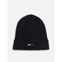 Dámska čiapka Tommy Hilfiger v čiernej farbe Dámska čiapka Tommy Hilfiger v čiernej farbe