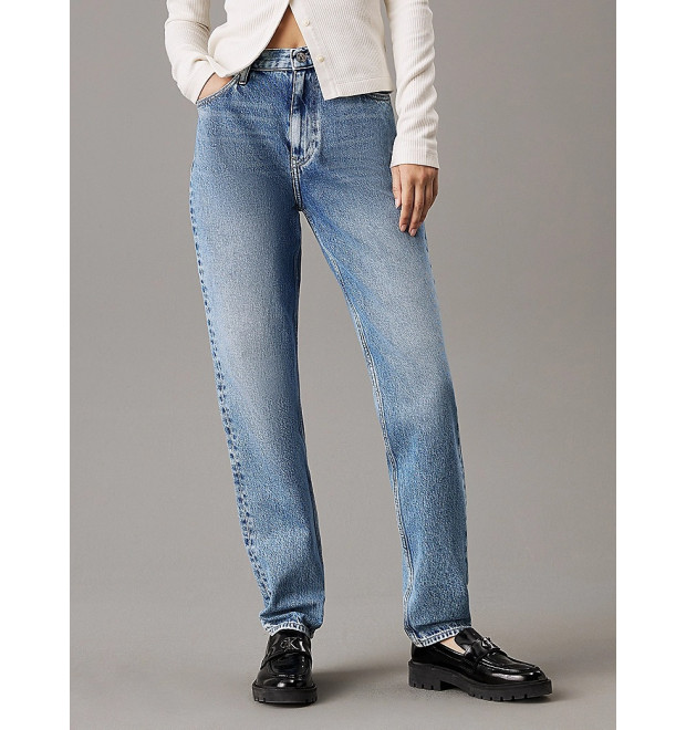 Dámske modré Mom rifle Calvin Klein Jeans Dámske modré Mom rifle Calvin Klein Jeans