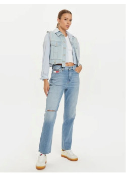 Dámske svetlomodré rifle Tommy Hilfiger 32
