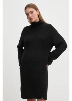 Calvin Klein Jeans dámske rolákové mini šaty čierne