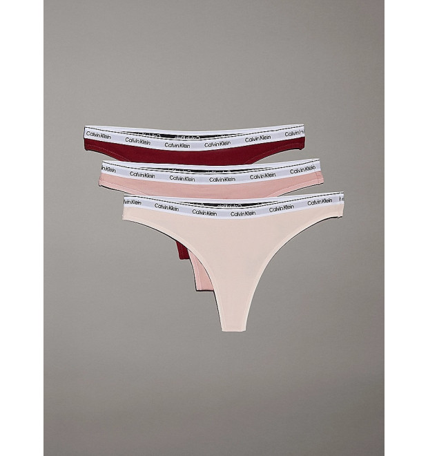 Dámske farebné tangá Calvin Klein 3 kusy v balení Dámske farebné tangá Calvin Klein 3 kusy v balení