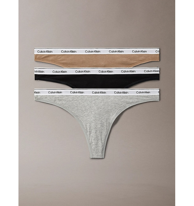 Dámske trojaferbné tangá Calvin Klein 3 kusy v balení Dámske trojaferbné tangá Calvin Klein 3 kusy v balení