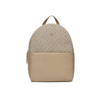 Dámsky béžový batoh s monogramom Tommy Hilfiger Dámsky béžový batoh s monogramom Tommy Hilfiger