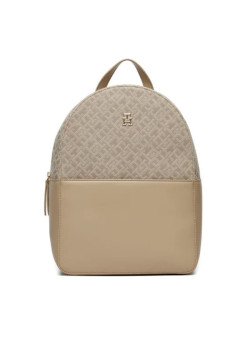 Dámsky béžový batoh s monogramom Tommy Hilfiger