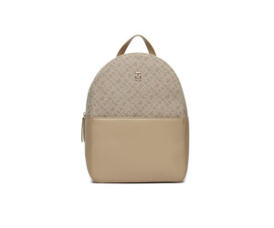 Dámsky béžový batoh s monogramom Tommy Hilfiger