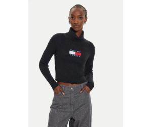Dámsky krátky čierny pulóver Tommy Jeans 