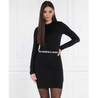 Čierne šaty Karl Lagerfeld Čierne šaty Karl Lagerfeld