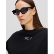 Dámske tričko Karl Lagerfeld v čiernej farbe Dámske tričko Karl Lagerfeld v čiernej farbe