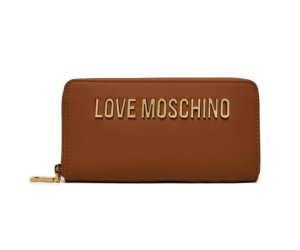 Veľká dámska peňaženka MOSCHINO hnedá