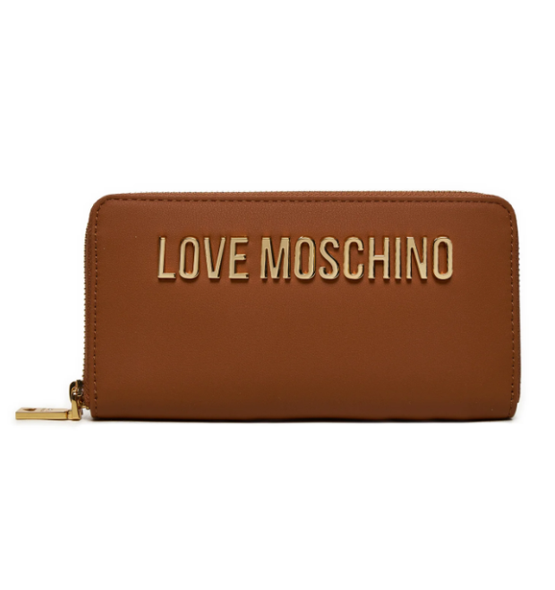 Veľká dámska peňaženka MOSCHINO hnedá