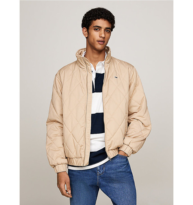 Pánska tenká béžová bunda Tommy Jeans Pánska tenká béžová bunda Tommy Jeans