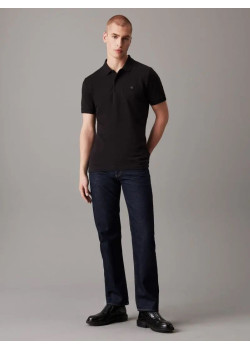 Pánska čierna elegantná polokošeľa od značky Calvin Klein