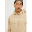 Tommy Jeans pánska bavlnená mikina v béžovej farbe Tommy Jeans pánska bavlnená mikina v béžovej farbe