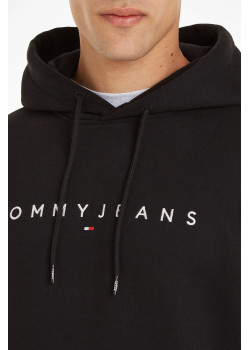 Tommy Jeans pánska mikina v čiernej farbe