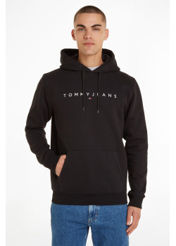 Tommy Jeans pánska mikina v čiernej farbe