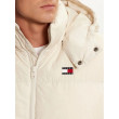 Tommy Hilfiger pánska zimná vesta s kapucňou béžová