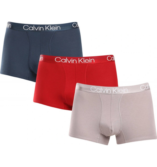 Pánske boxerky s kratšou nôžkou 3Pack Calvin Klein viacfarebné Pánske boxerky s kratšou nôžkou 3Pack Calvin Klein viacfarebné
