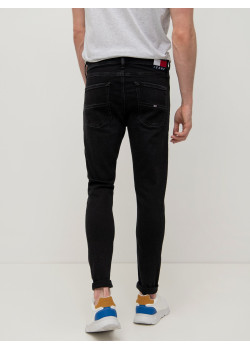 Pánske čierne Slim Fit džínsy Tommy Jeans