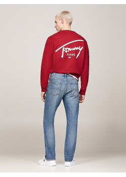 Tommy Jeans pánske rifle rovné modré