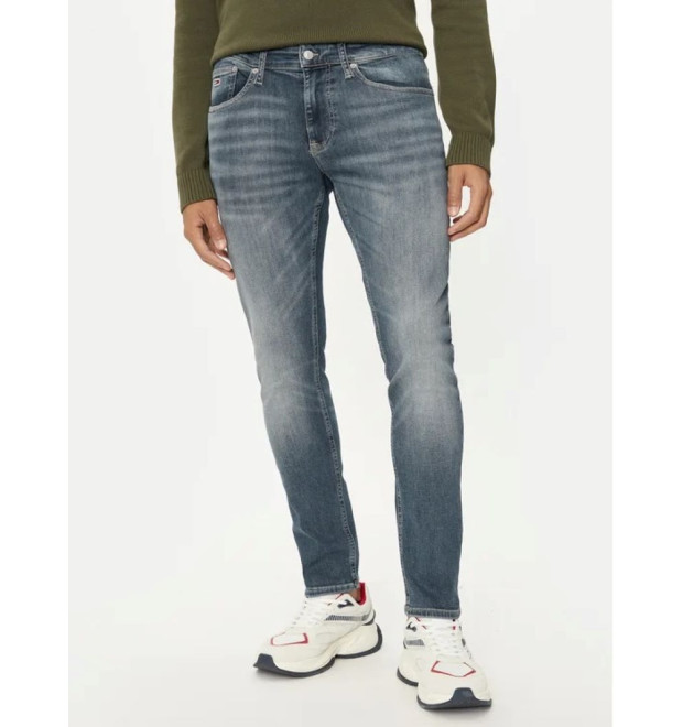 Pánske modré Slim Fit džínsy Tommy Jeans Pánske modré Slim Fit džínsy Tommy Jeans