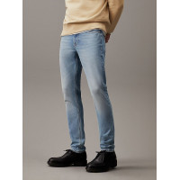 Calvin Klein pánske rifle Slim Taper svetlomodré