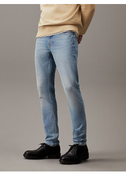 Calvin Klein pánske rifle Slim Taper svetlomodré