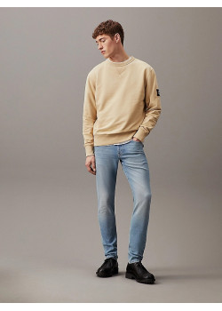 Calvin Klein pánske rifle Slim Taper svetlomodré